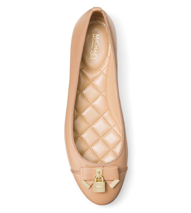 michael kors alice leather ballet flat