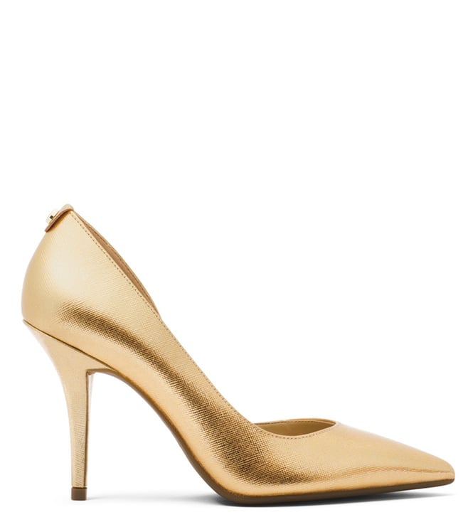 michael kors golden shoes