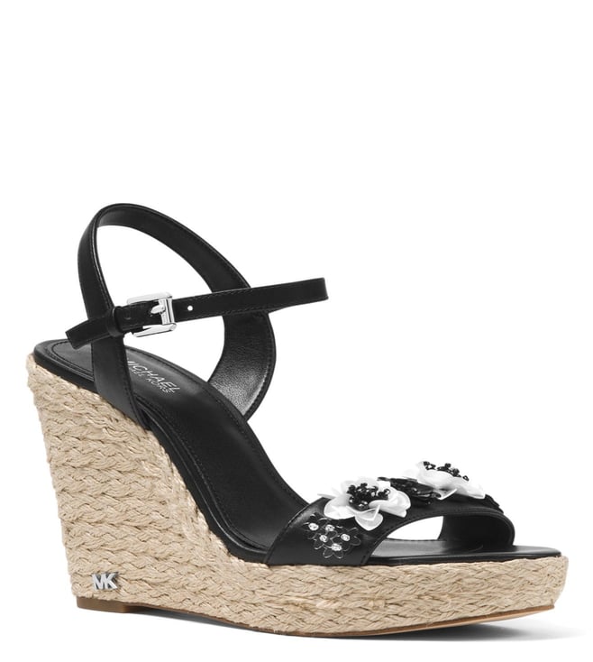 michael kors jill wedge black