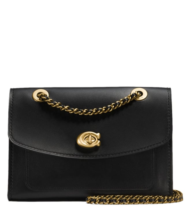 Buy Coach Black Parker Shoulder Bag for Women Online @ Tata CLiQ Luxury