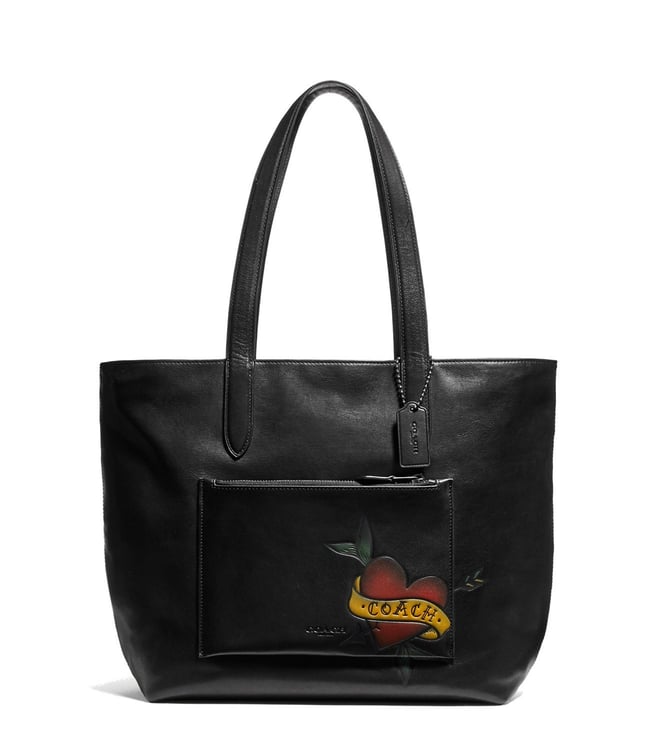 Buy Coach Black Metropolitan Soft Leather Tote for Men Online Tata CLiQ Luxury