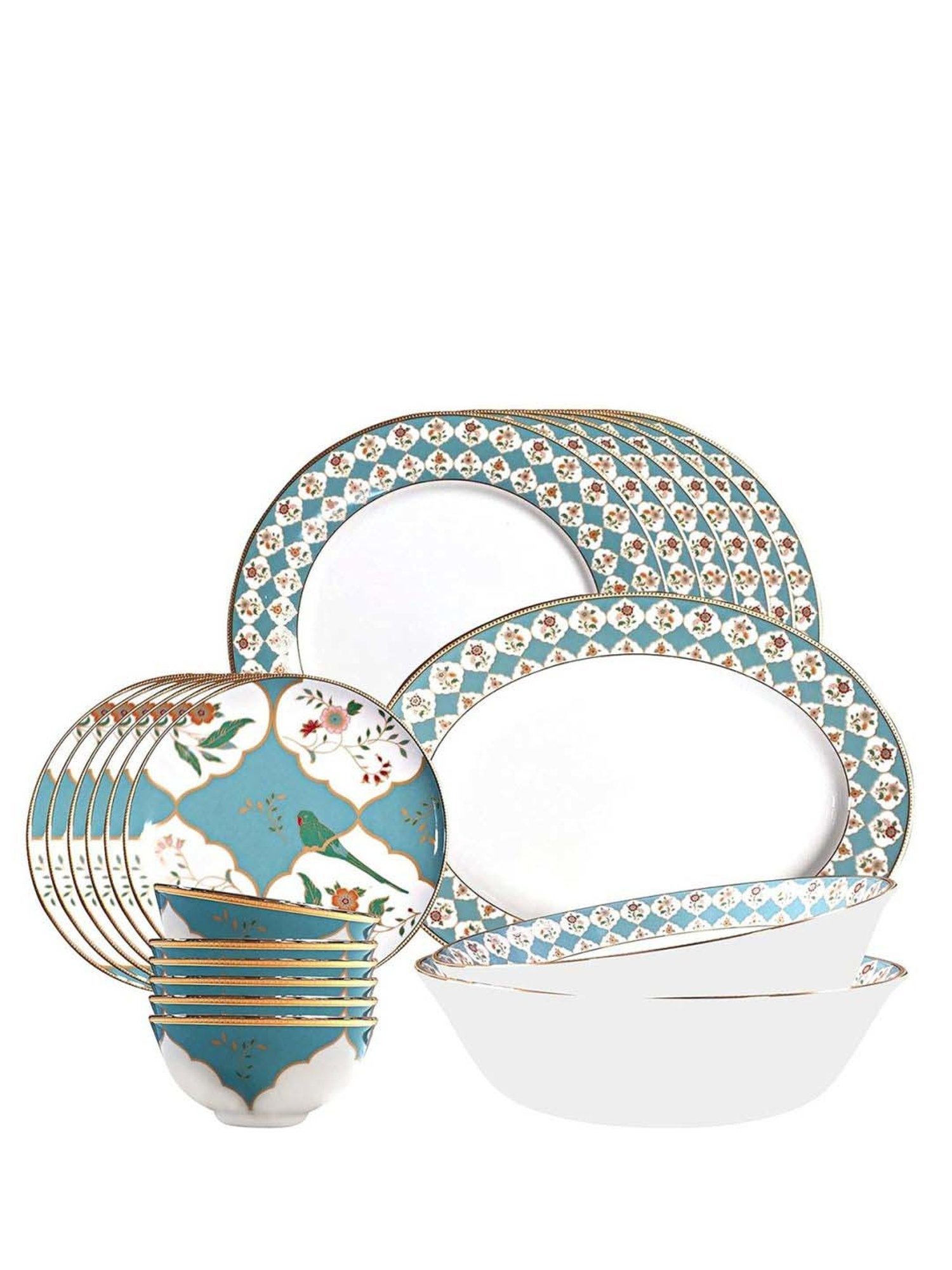 Noritake リブデザイン プレート19点セット 1407 ヴィンテージ