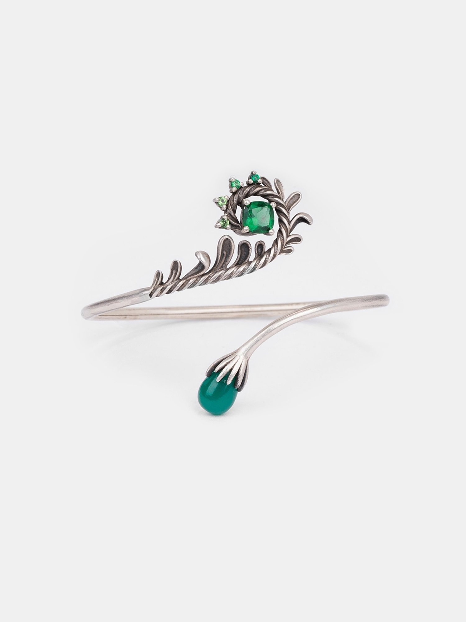 Buy Shaya 925 Silver Revive Oxidized Bracelet for Women Online At
