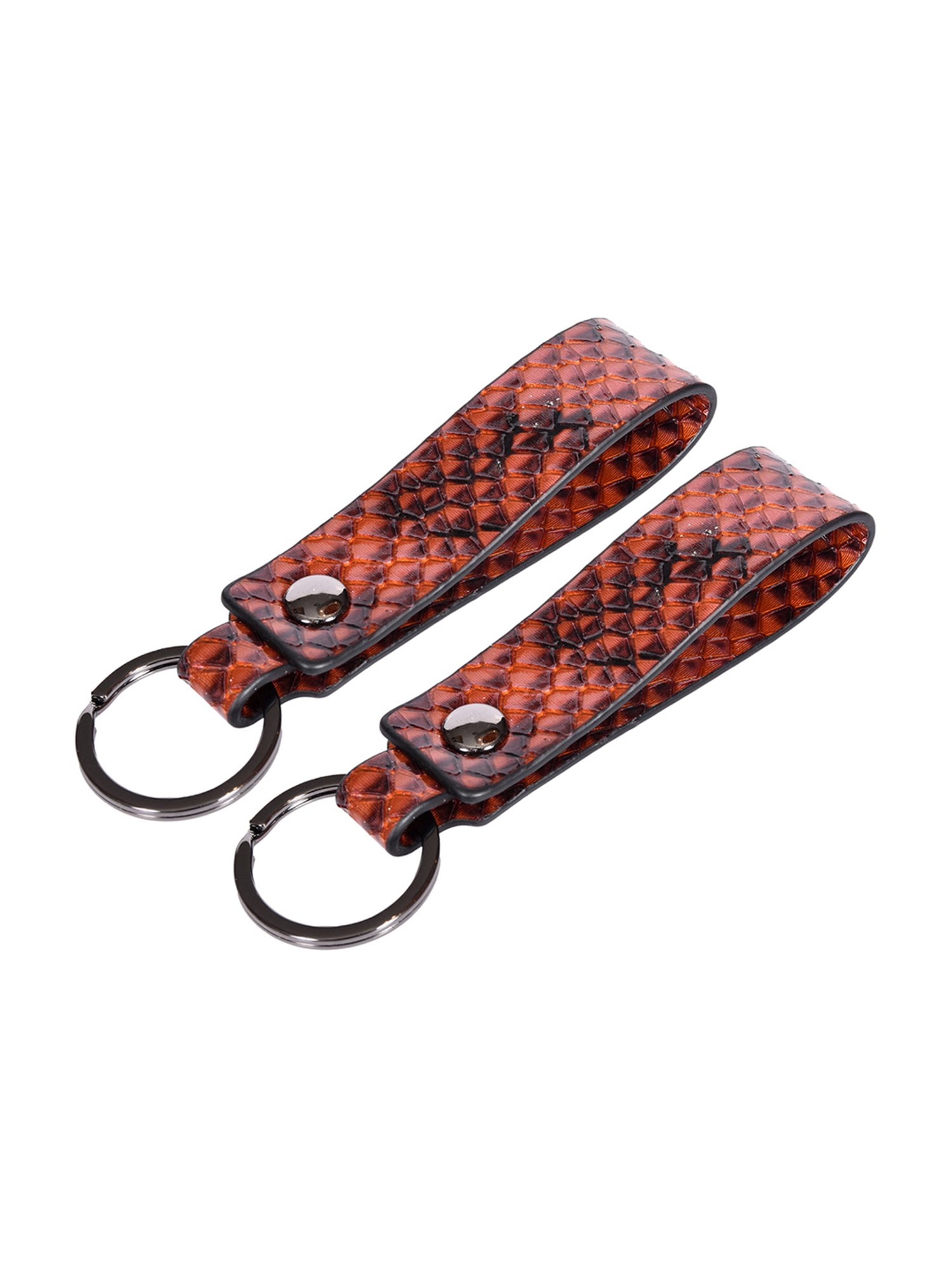 Buy SASSORA Multicolor Leather Keychain Key Ring Holders - Pack of