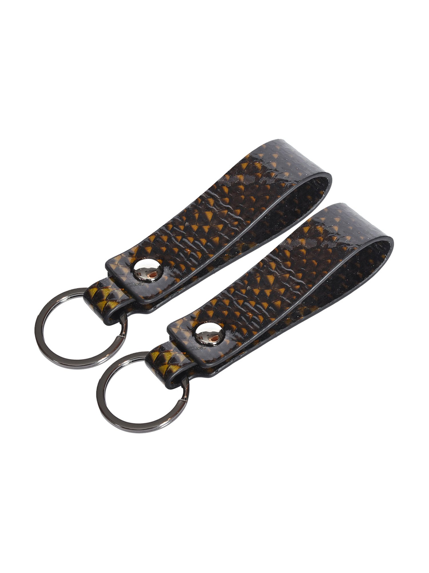 Buy SASSORA Multicolor Leather Keychain Key Ring Holders - Pack of