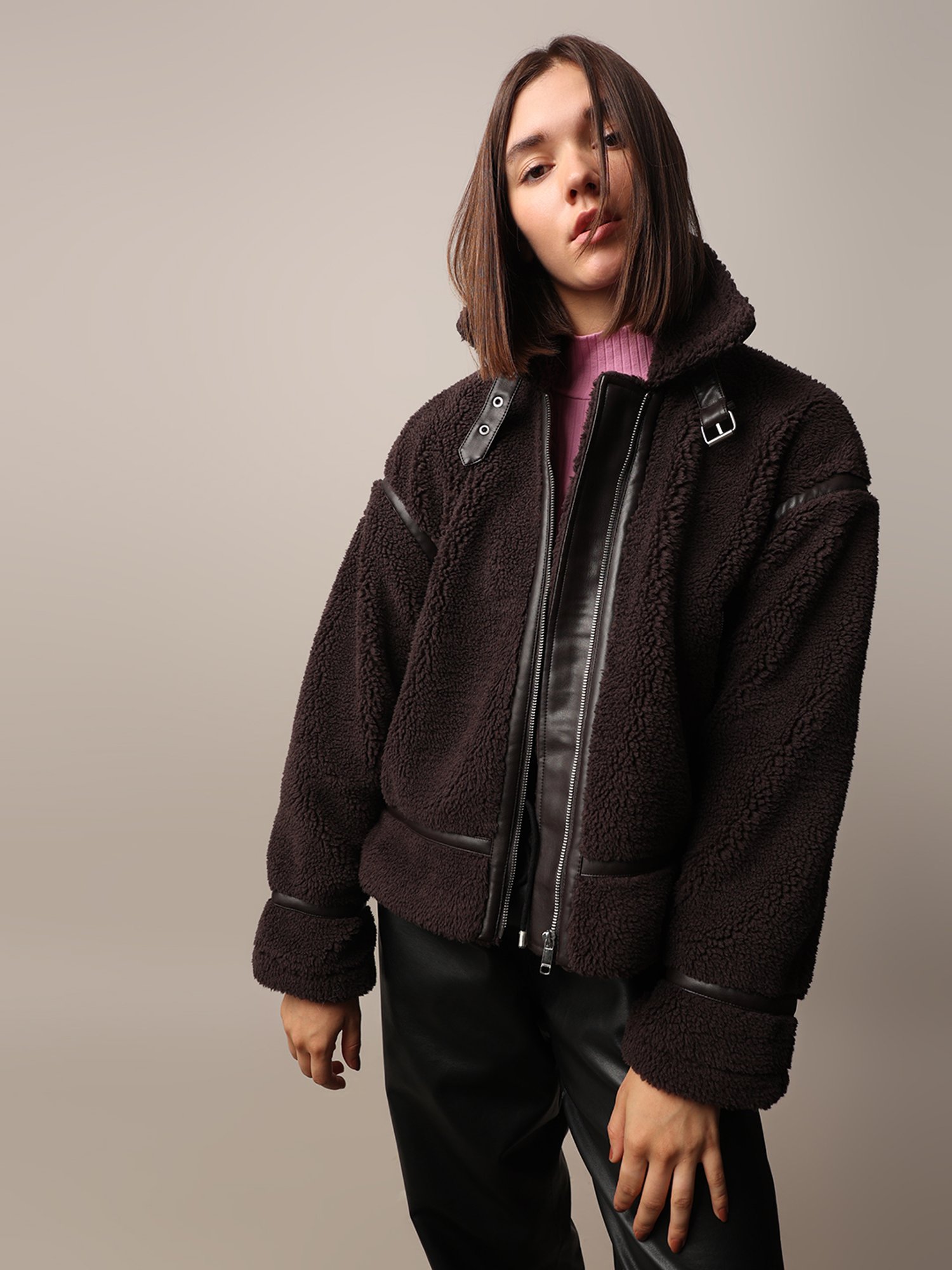 Buy Only Dark Brown Regular Fit Jacket for Women Online @ Tata CLiQ