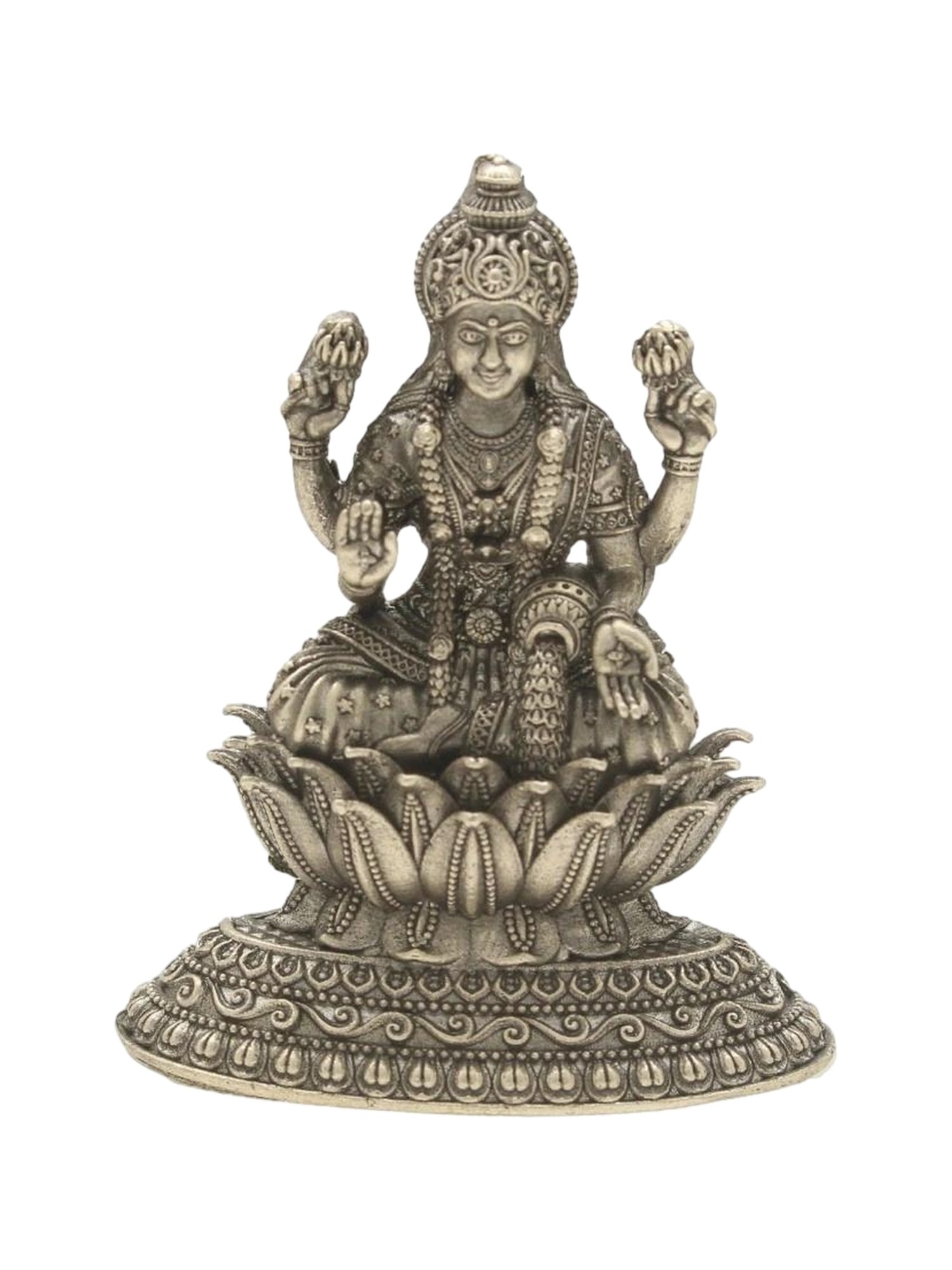 Buy Sri Jagdamba Pearls 800 Silver Kanaka Laxmi Idol - 25 gm
