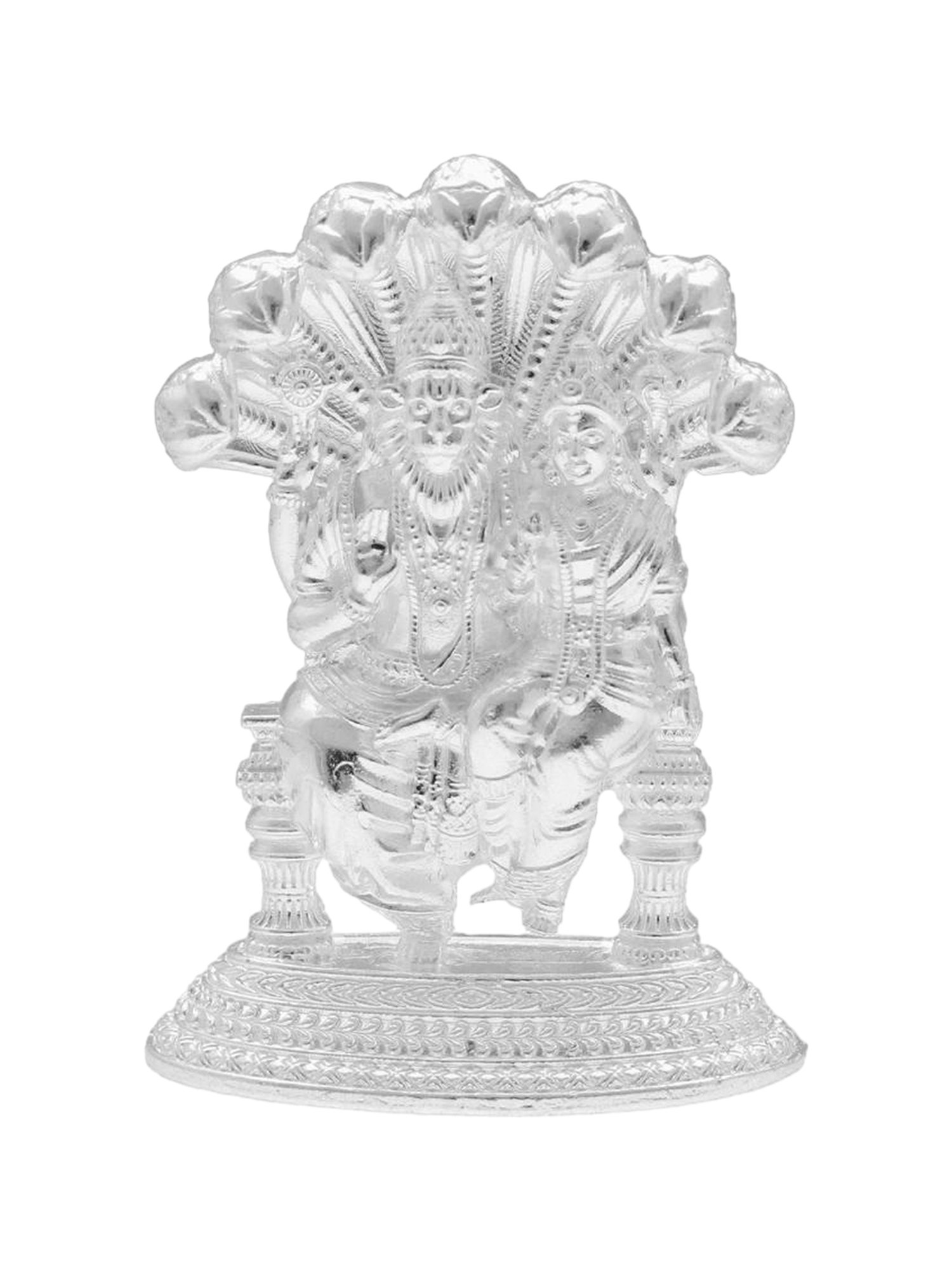 Buy Sri Jagdamba Pearls 800 Silver Lakshmi Narasimha Swamy Idol