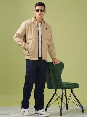 CLANE 新品未使用DAD CROPPED TAILORED JACKET Dollar Beige Synthetic Regular Fit Casual Jacket