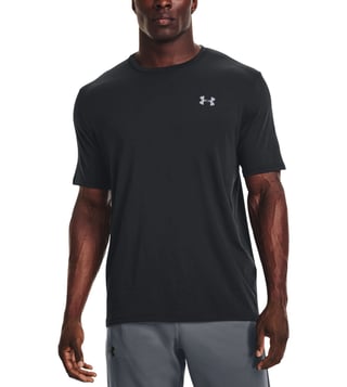 Under Armour Black M Left Chest Lockup Short Sleeves T Shirt