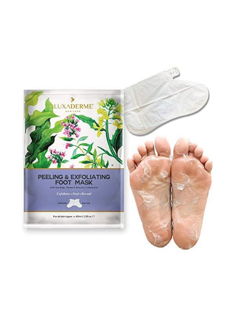 LuxaDerme Peeling and Exfoliating Foot Mask 40 ml (Unisex)