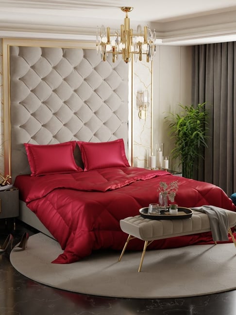 Stoa Paris Date Night Flirty Red 150 GSM Polyester Double Comforter