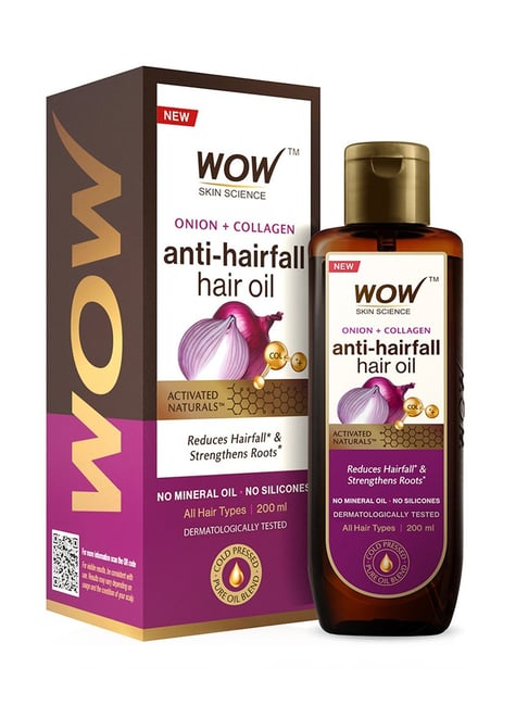 Wow Skin Science Onion Black Seed Hair Oil - 200 ml