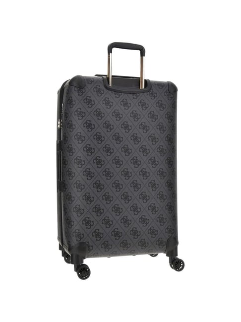 GUESS Grey Logo Medium Checked Luggage