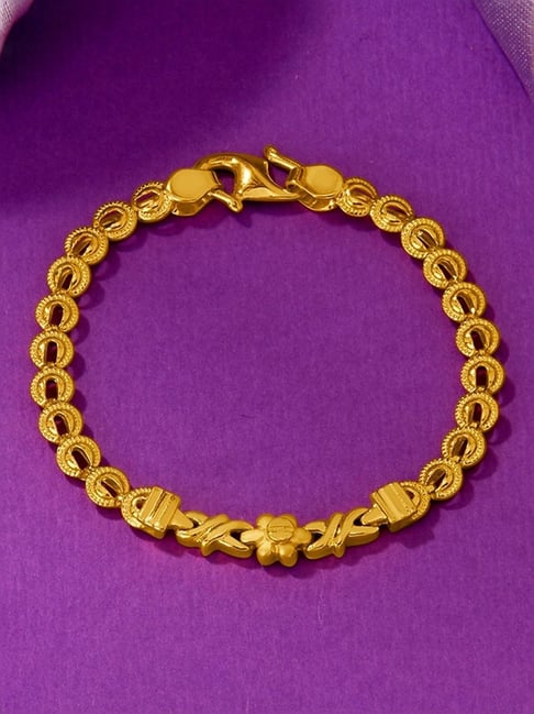 P.N.Gadgil Jewellers 22 Karat BSI Hallmarked Yellow Bracelet For Kids