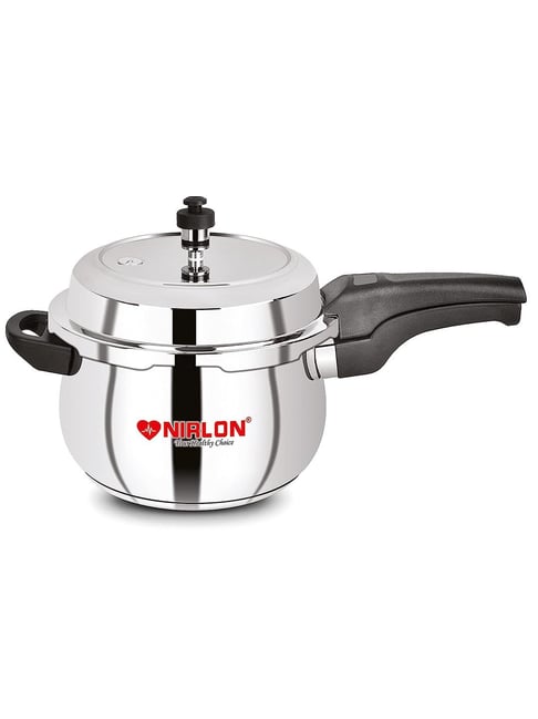 Nirlon Silver Stainless Steel Others Steelcraft Belly Cooker 5LTR OLID