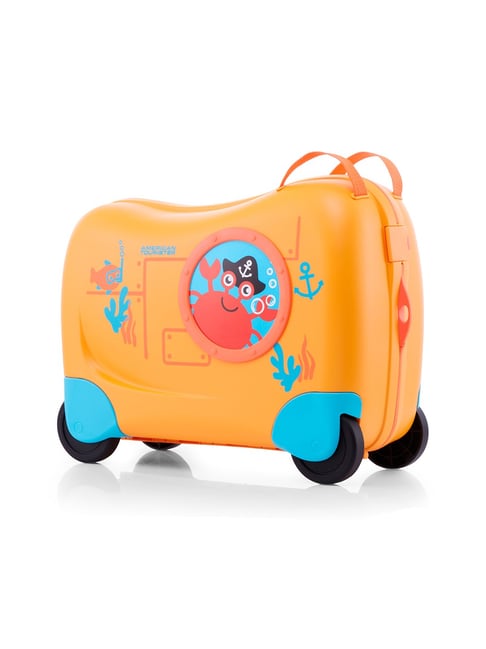 American Tourister SKITTLE NXT Orange Wheels Small Hard Cabin Trolley Bag