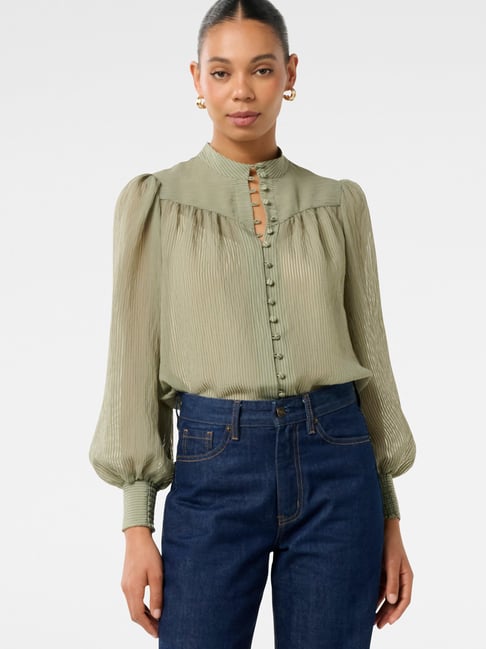 Forever New Leo Soft Stripe Blouse