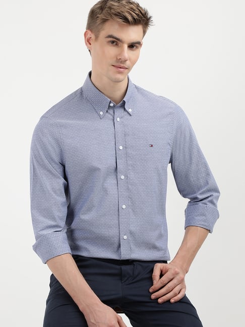 Slim Fit Tommy Formal Shirts Light Blue Tommy Hilfiger Slim Fit