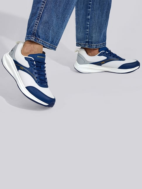 Neemans Men's White Running Shoes