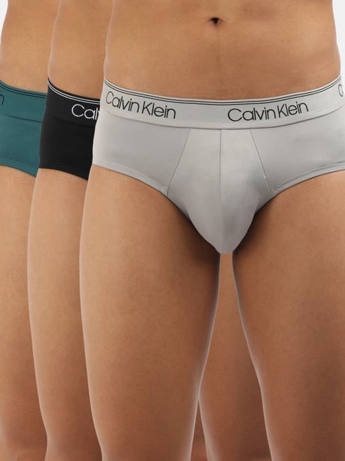 Buy Calvin Klein Underwear Multicolored Regular Fit Briefs Pack