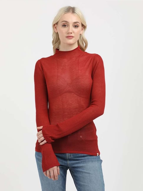 CALVIN KLEIN JEANS Red Plain Sweater-picture-43