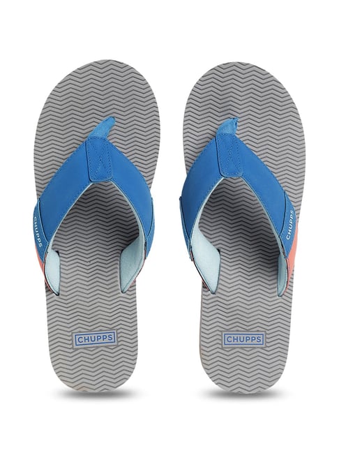 Chupps Men's Wyld Blue Flip Flops-picture-11