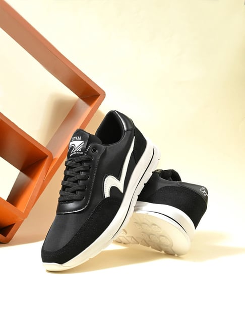 Spykar Men's GILFORD Black Casual Sneakers