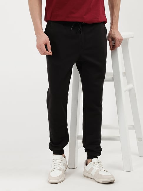 Black tommy fashion hilfiger sweatpants