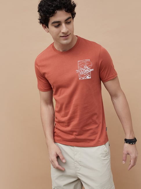 Red Colour T Shirt Price Buy Fame Forever By Lifestyle Red Regular