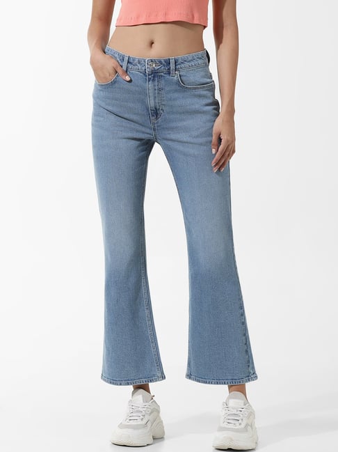 Jeans ONLY Flare Mid Waist - Modello Sostenibile Ed Elastico, Lavaggio Vintage - Foto 3