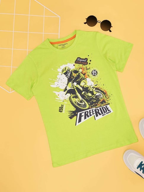 Pantaloons Junior Boys Evening Primrose Cotton Printed T-Shirts-picture-30