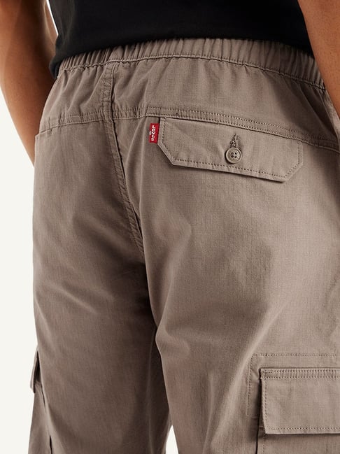 Levi's Grey Cotton Regular Fit Cargos