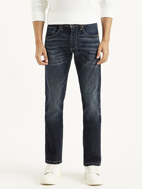 Levi's 65504 Navy Skinny Fit Jeans