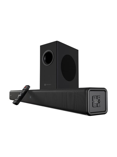Portronics Pure Sound 107, 200W Soundbar with Deep Bass, 2.1 Channel Home Theatre (Black)