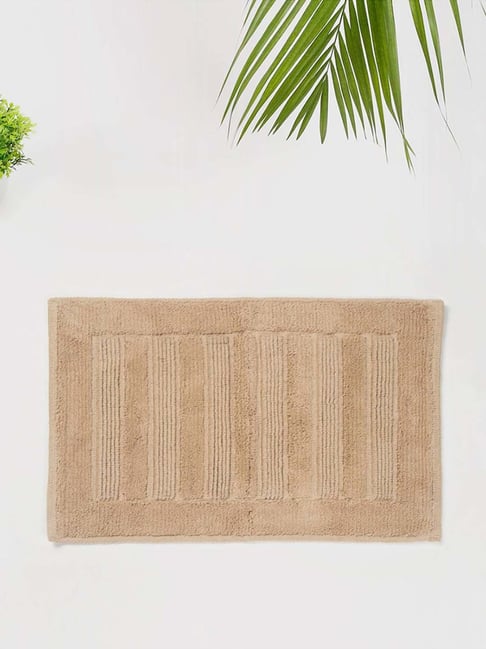 Fabindia Home Standalone Taupe Cotton Viscose 1480 GSM Bathmat-image-17
