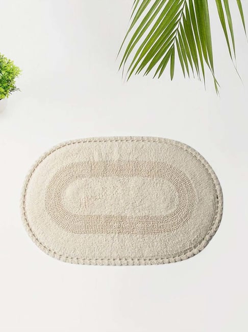Fabindia Home Standalone Off White Cotton 1500 GSM Bathmat