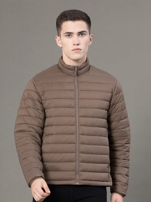 Red Tape Brown Regular Fit Quilted Jacket