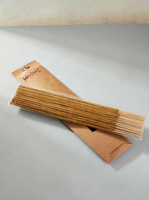 Fabindia Home Standalone Brown Wood Kasthuri Wood Incense Sticks - Set of 30