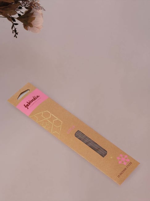 Fabindia Home Standalone Brown Wood Lotus Incense Sticks - Set of 25
