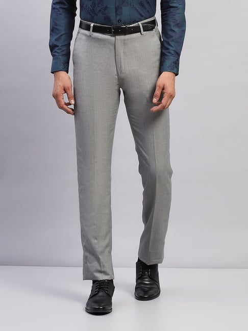 Monte Carlo Grey Smart Fit Trousers-image-36
