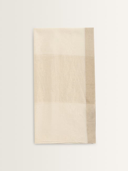 Zuba by Westside Off-White Stripe Printed Dupatta