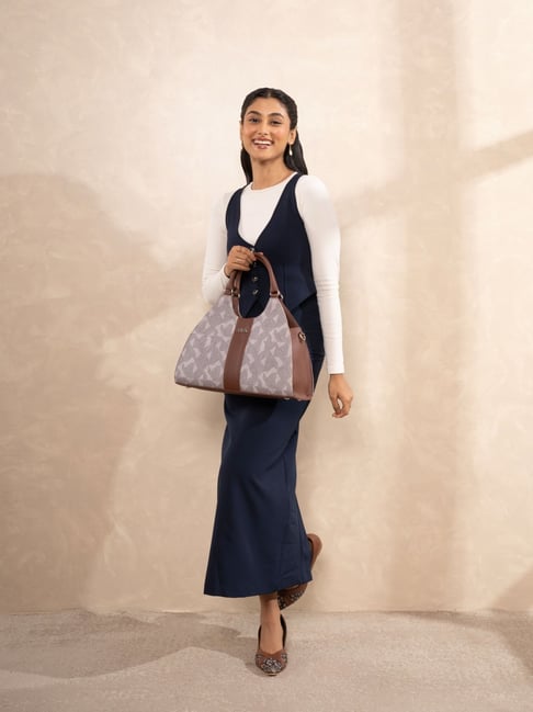 ZOUK Aravalli Abstract Printed Handbag-picture-32