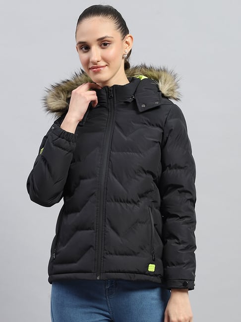 Rock.it Black Regular Fit Puffer Jacket-picture-48