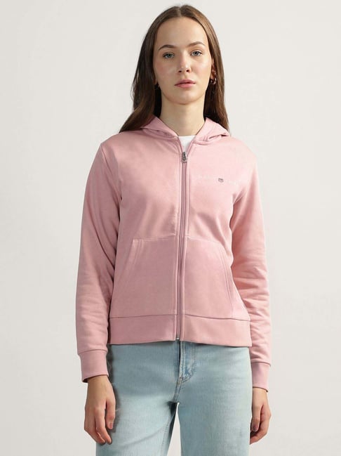 Gant Pink Cotton Sweatshirt