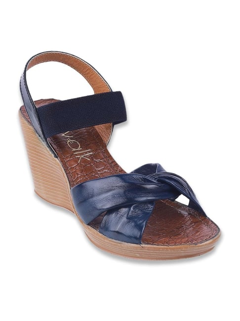 Catwalk blue wedges hotsell