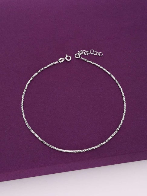 Kai Jewel Sterling Silver Classic Anklet for Women-picture-44
