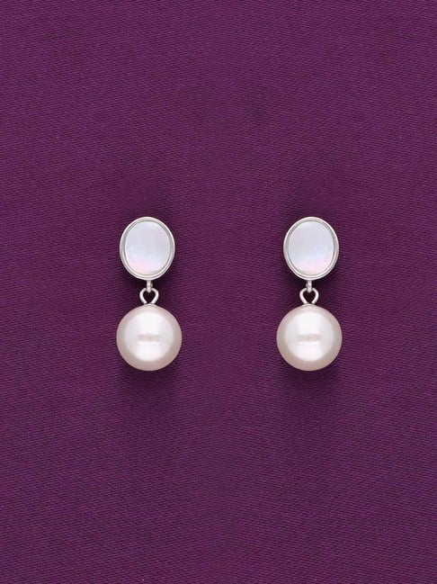 Kai Jewel Sterling Silver Classic Pearl Drop Earrings for Women