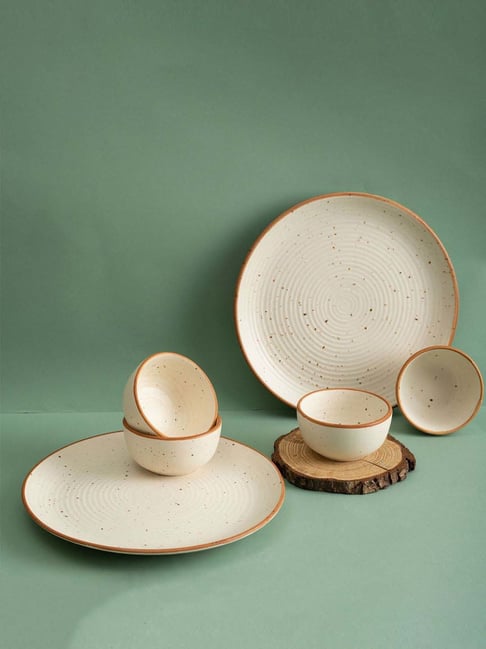Urban Space Natural Beige Ceramic Dinner Set-picture-40