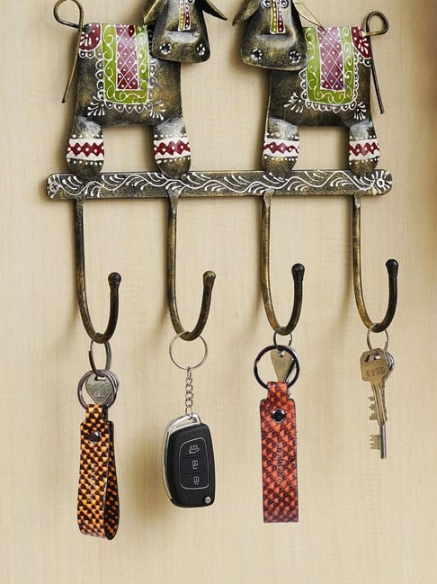 Buy SASSORA Multicolor Leather Keychain Key Ring Holders - Pack of